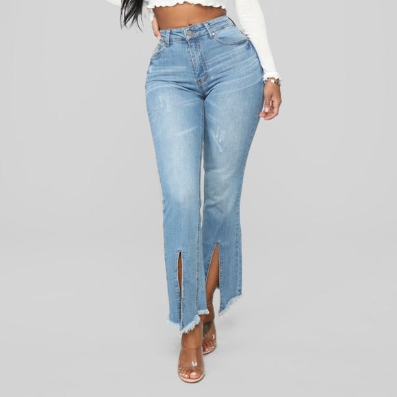 Fashion Nova Denim - High waist flare leg jeans